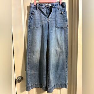 Stylish Denim Wide Leg Jeans
